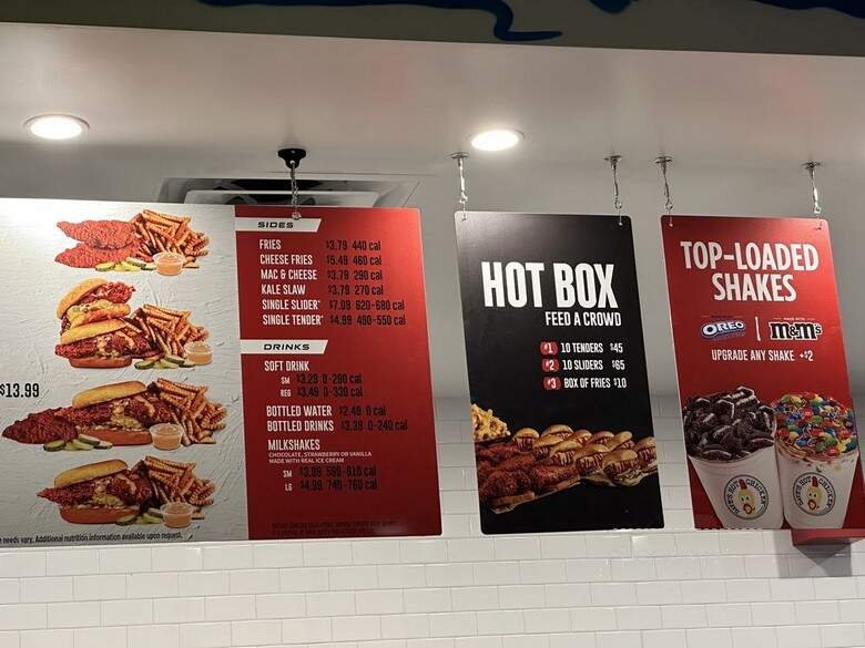 Dave's Hot Chicken - Boston, MA menu_pic