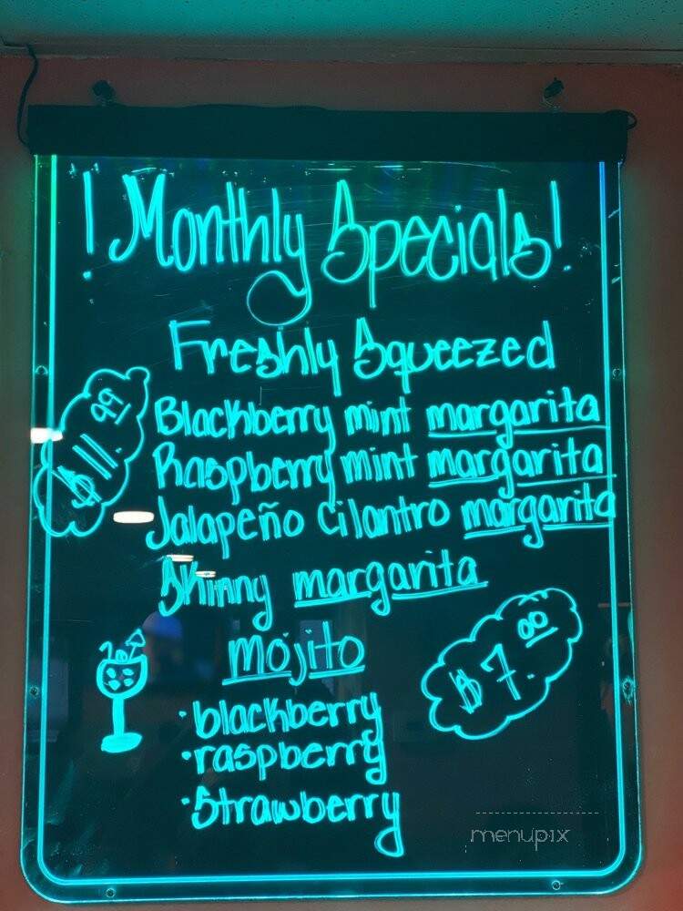 Los Amigos - Washington, NC menu_pic