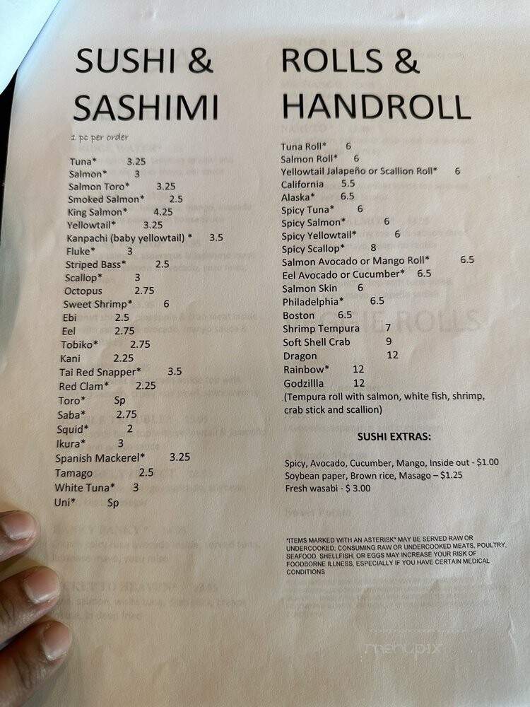 Osaka Sushi Hibachi House - Cypress, TX menu_pic