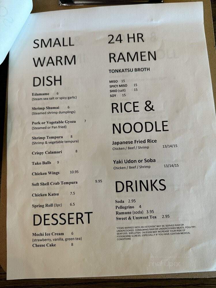 Osaka Sushi Hibachi House - Cypress, TX menu_pic