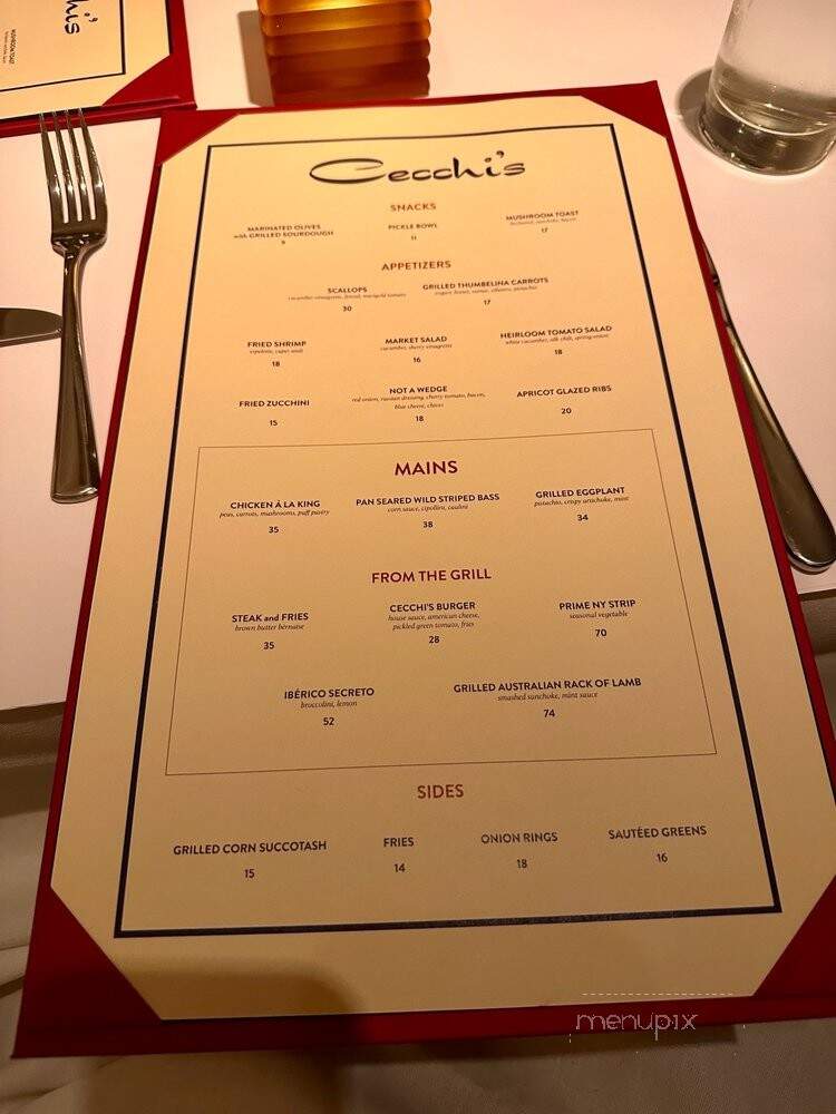 Cecchi's - New York, NY menu_pic
