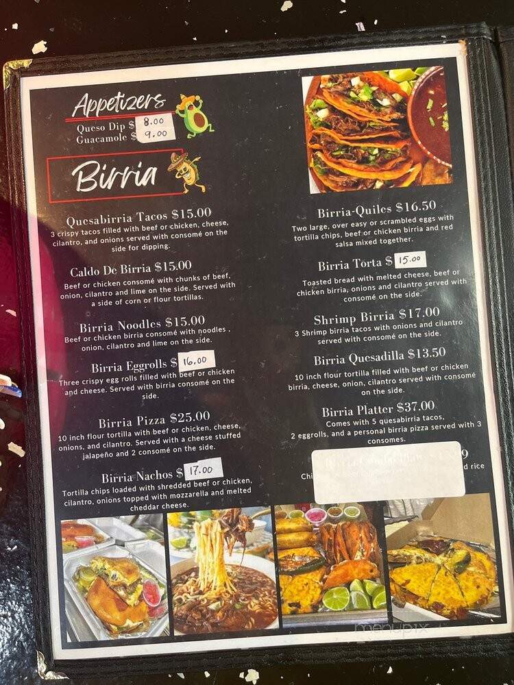 Veronica's Mexican Restaurant - Louisville, KY menu_pic