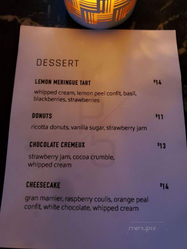 Proof No. 5 - Wheaton, IL menu_pic