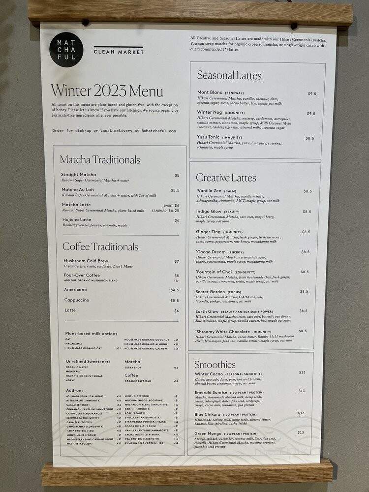Matchaful - New York, NY menu_pic