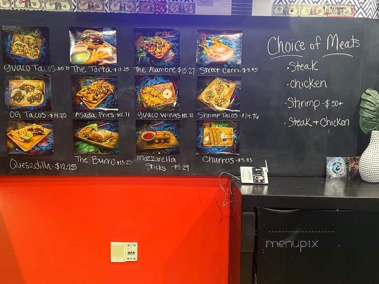 Guaco Taco - Midlothian, VA menu_pic