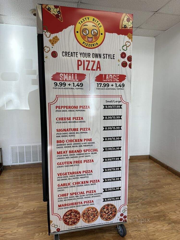 Tasty Bites Pizzeria - Vallejo, CA menu_pic