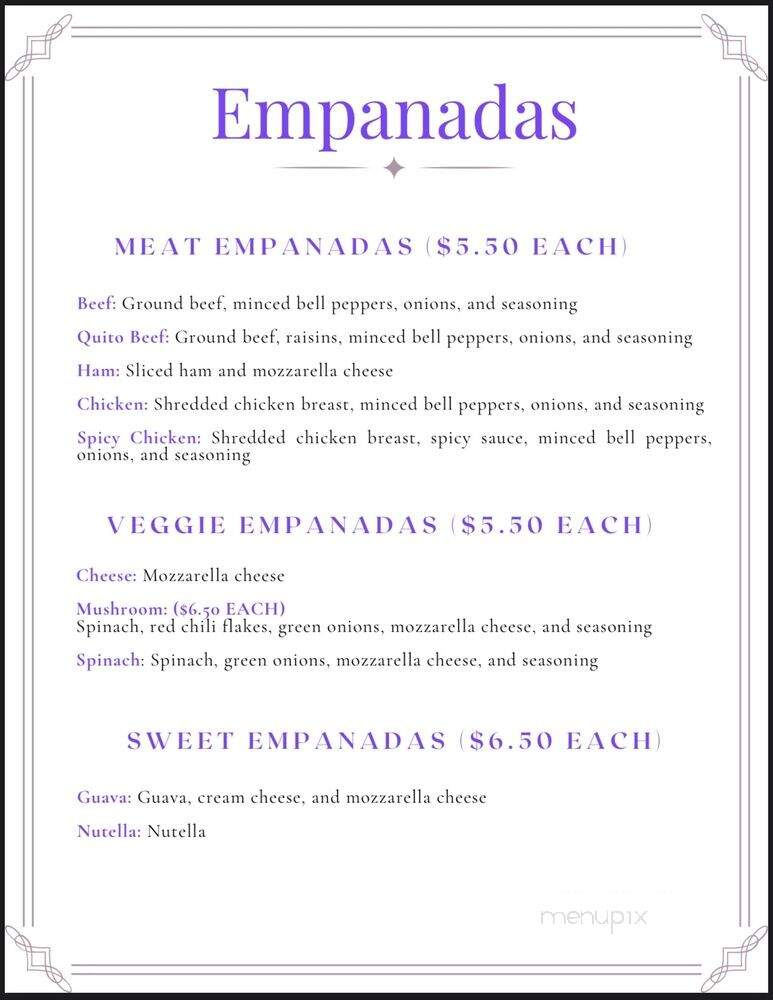 Nina's Cafe - Foster City, CA menu_pic