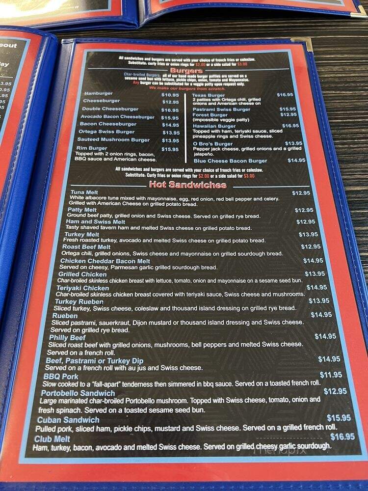 Osorio Brother's - Rimforest, CA menu_pic