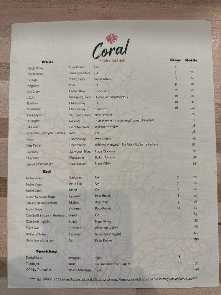 Coral Sushi & Sake Bar - Indio, CA