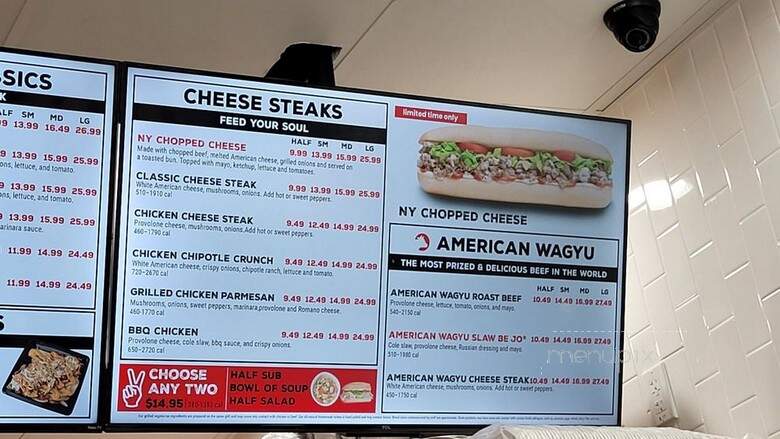Capriotti's Sandwich Shop - Honolulu, HI menu_pic
