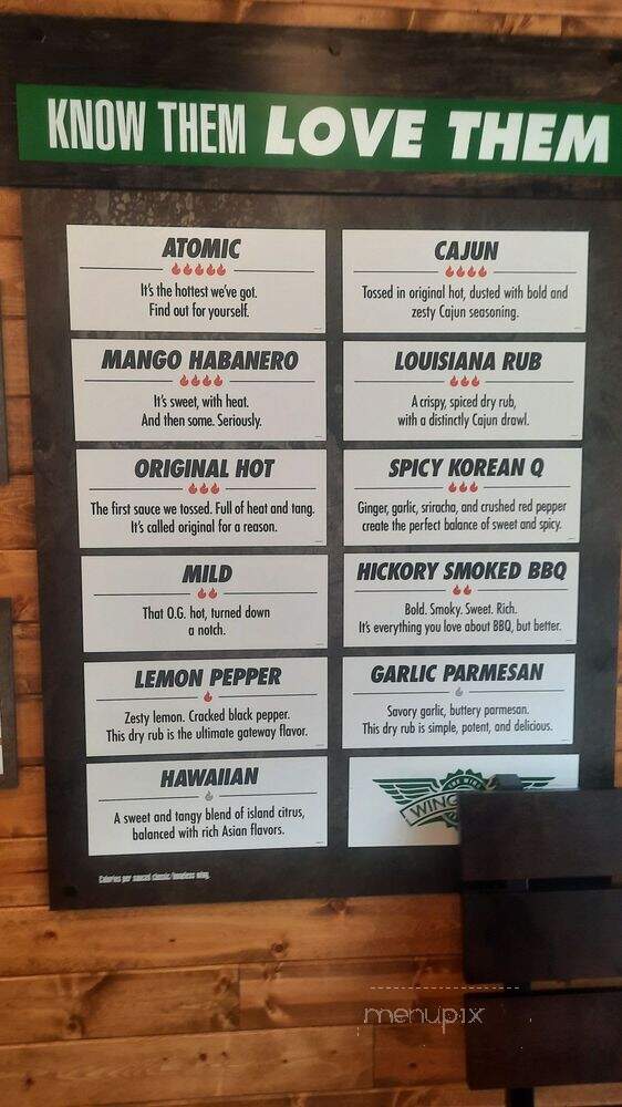 Wingstop - Bronx, NY menu_pic