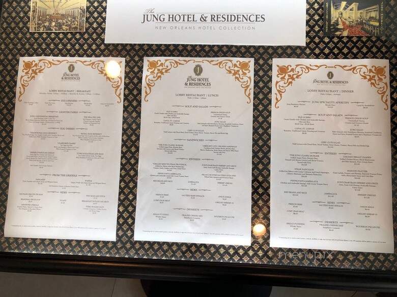 The Jung Hotel Lobby Restaurant & Lounge - New Orleans, LA