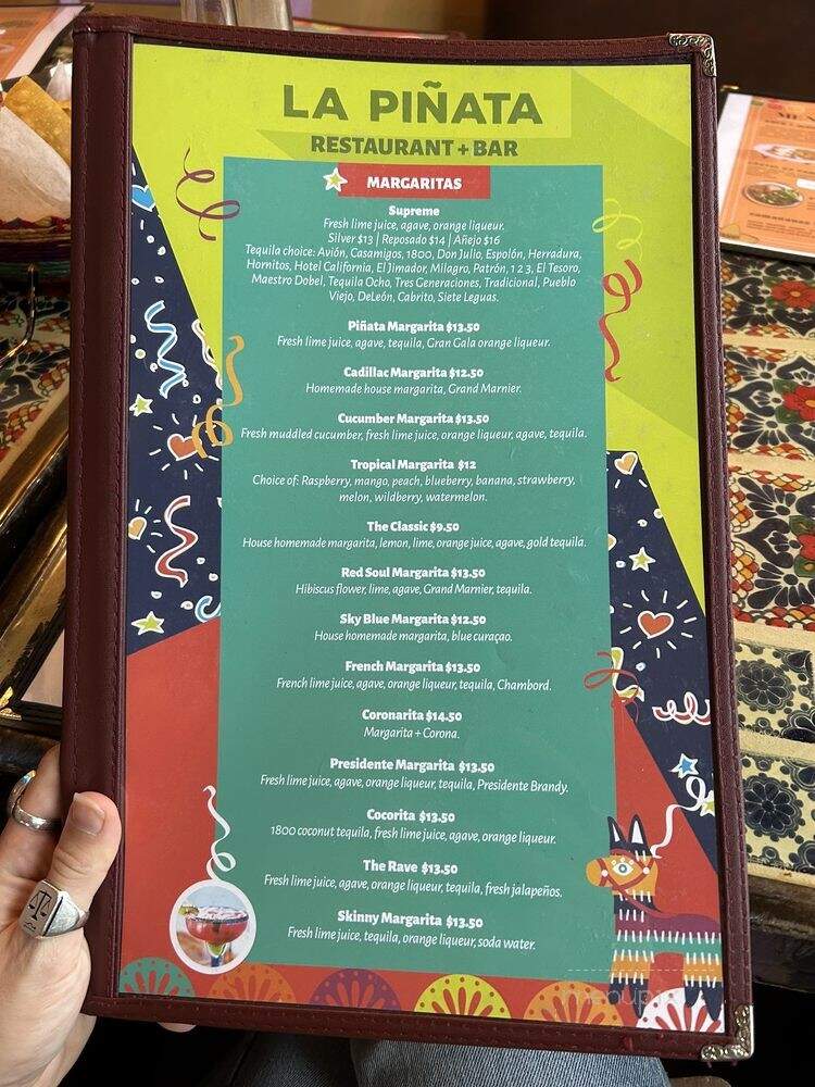 La Pinata - Providence, RI menu_pic