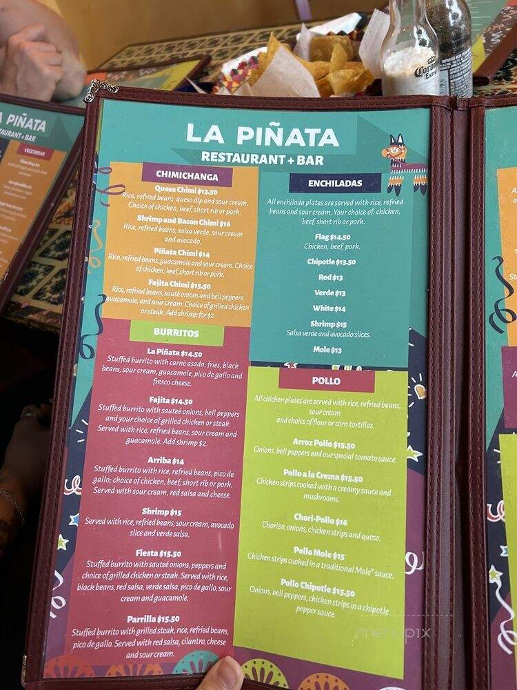 La Pinata - Providence, RI menu_pic