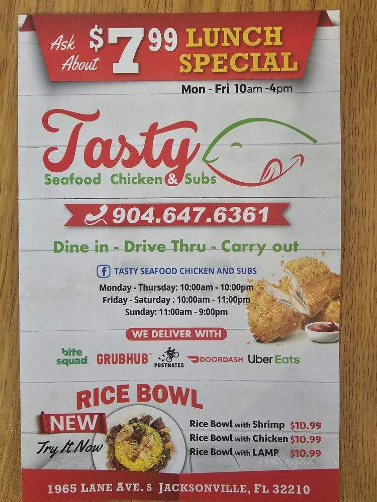 Tasty Seafood Chicken & Subs - Jacksonville, FL