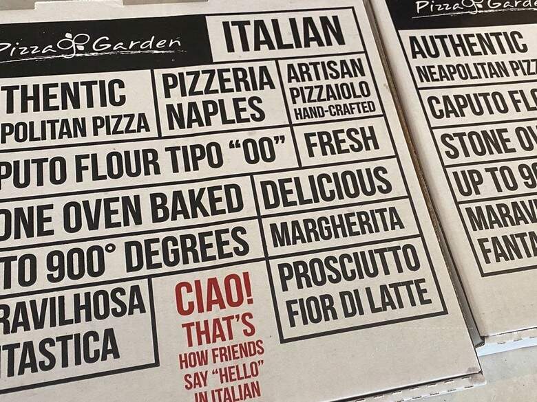 Pizza Garden - Burnaby, BC menu_pic