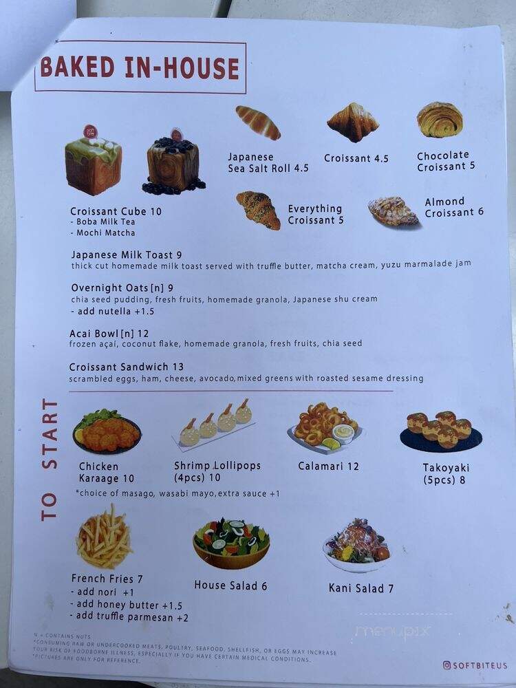 Softbite - New York, NY menu_pic