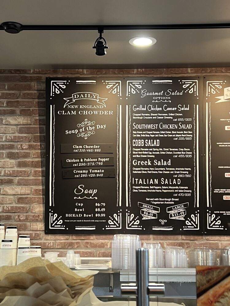 Sourdough & Co - Livermore, CA menu_pic