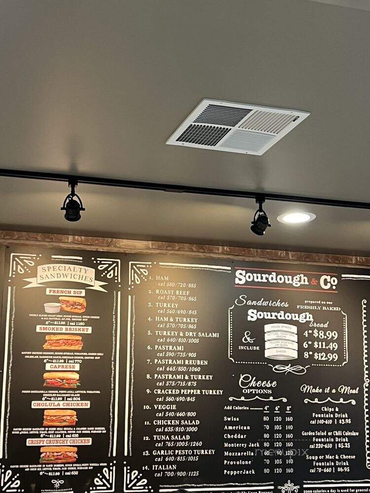 Sourdough & Co - Livermore, CA menu_pic