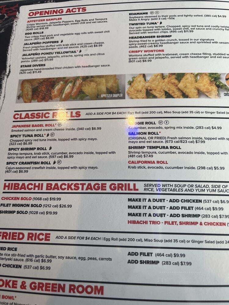 Rock N Roll Sushi - Colorado Springs, CO menu_pic