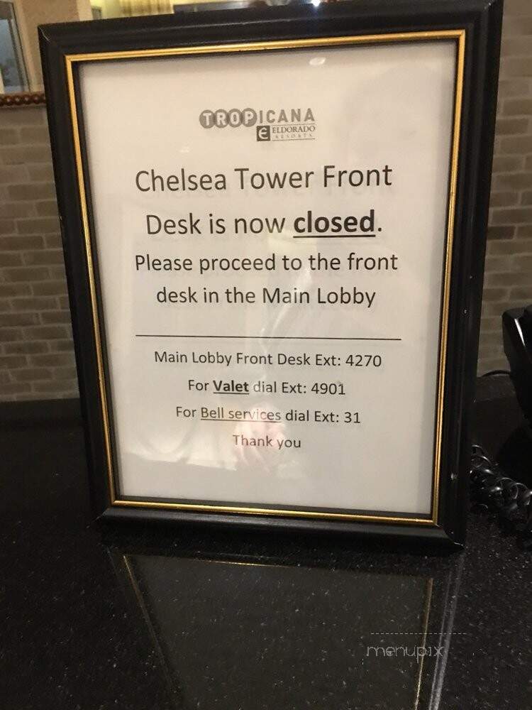 Chelsea Tower - Atlantic City, NJ menu_pic