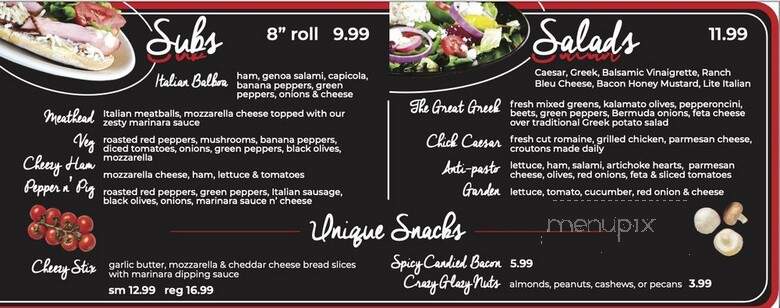 Sassy Pizza - Gulf Shores, AL menu_pic