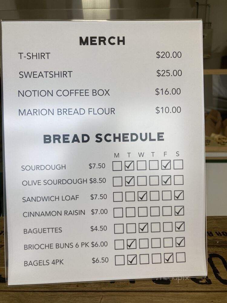 Fox & Bull Baking - Kansas City, MO menu_pic