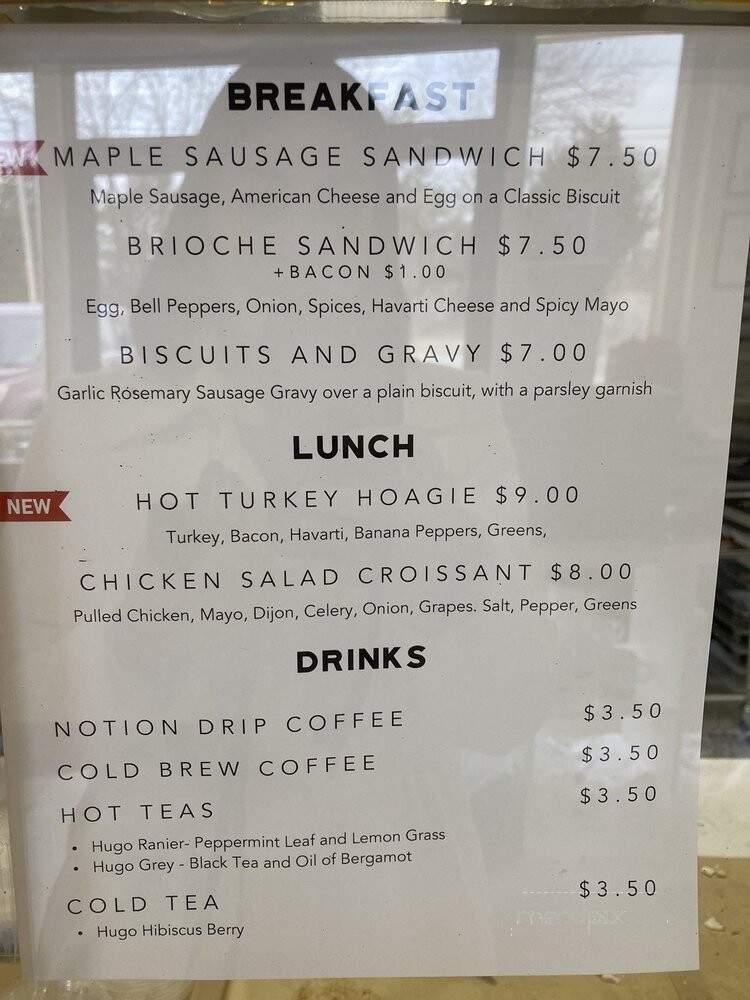 Fox & Bull Baking - Kansas City, MO menu_pic