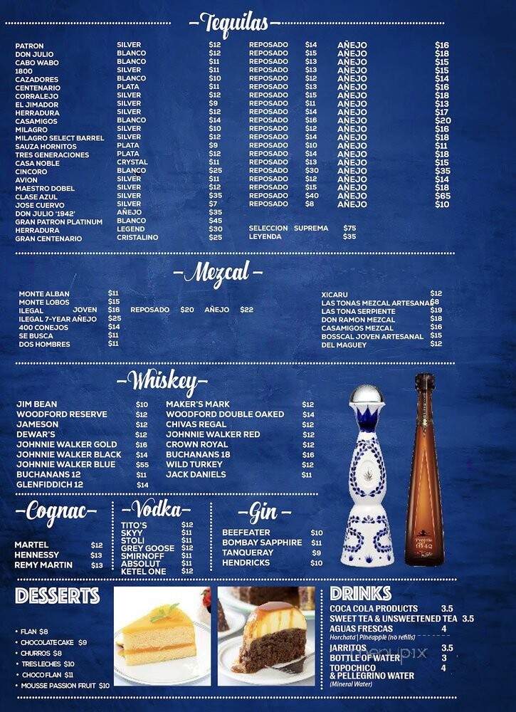 Cielo Azul Mexican Kitchen and Seafood - Jacksonville, FL menu_pic
