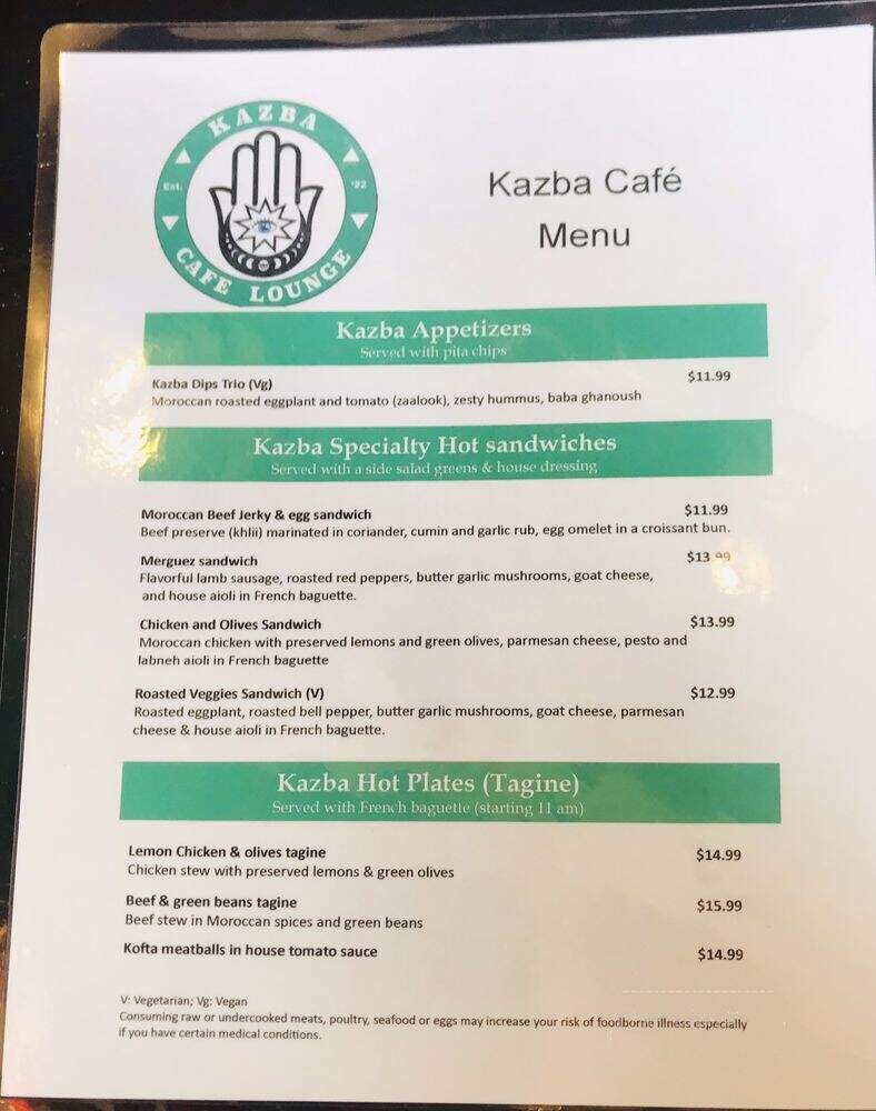 Kazba Cafe - Oldsmar, FL