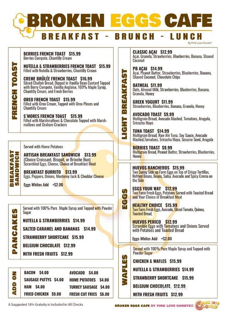 Broken Eggs Cafe - Miami Beach, FL