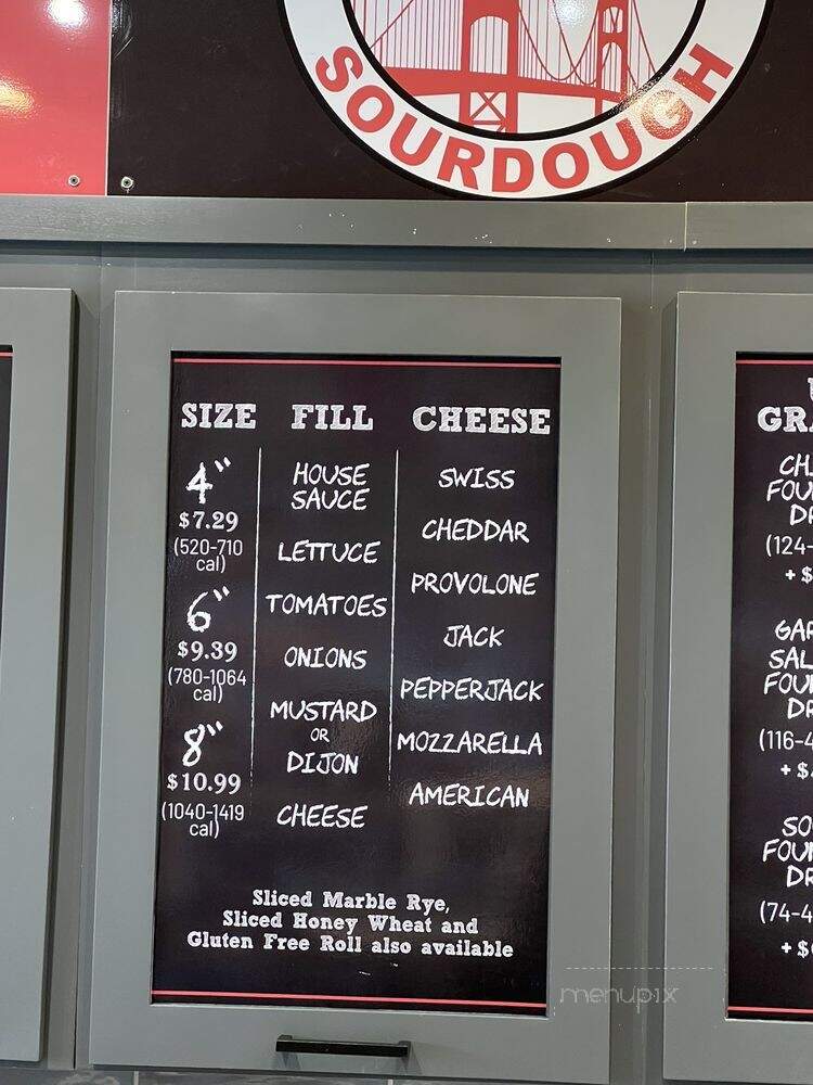 West Coast Sourdough - Lodi, CA menu_pic