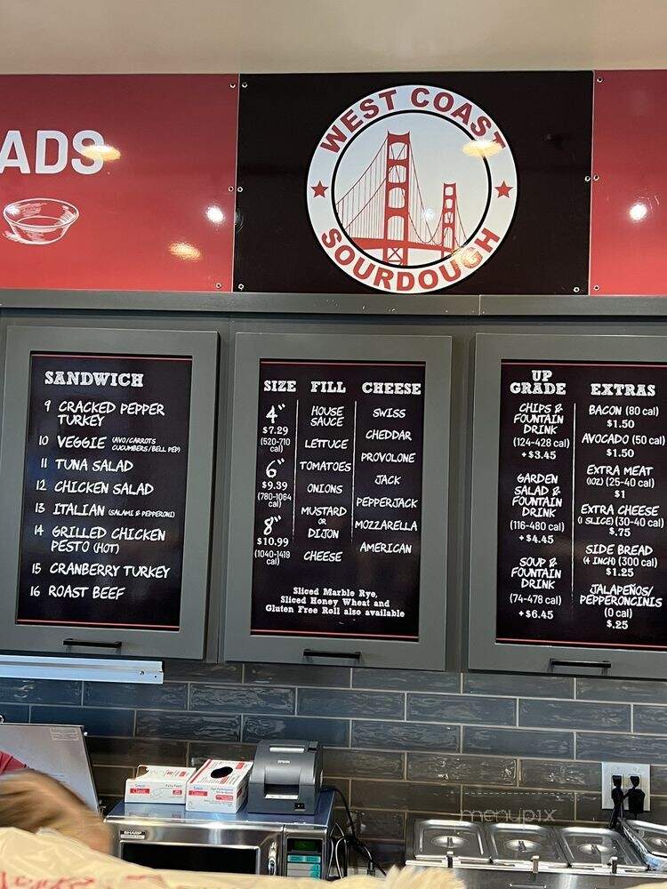 West Coast Sourdough - Lodi, CA menu_pic