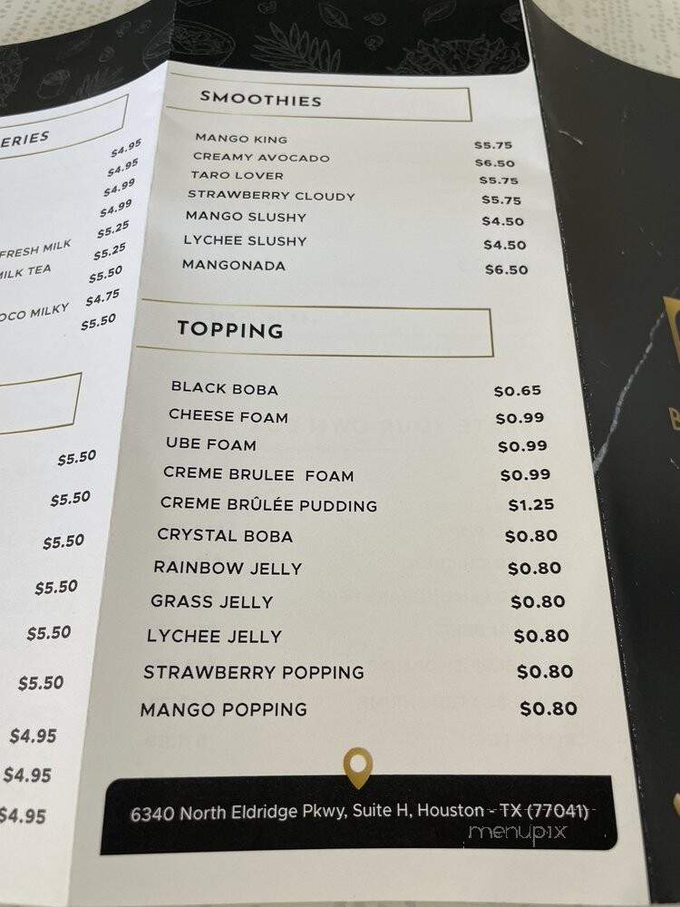 BB Bistro Box - Houston, TX menu_pic