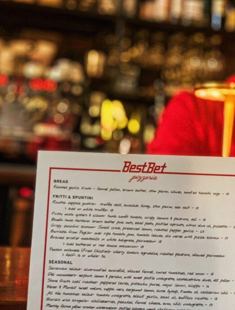 Best Bet Pizzeria - Los Angeles, CA menu_pic