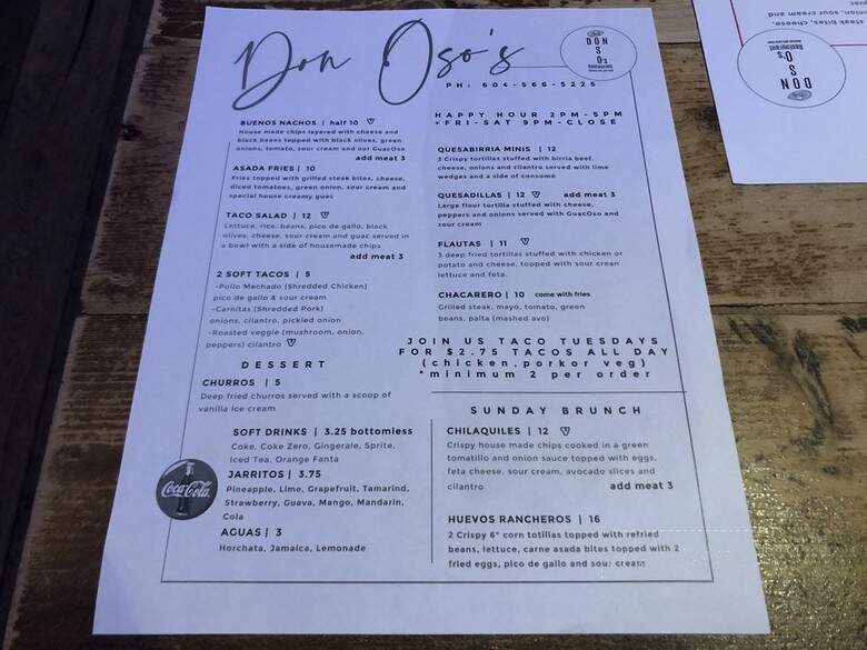 Don Oso's - Vancouver, BC