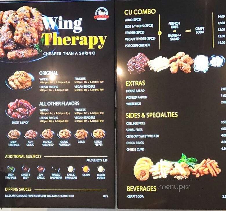 Chicken University LB - Long Beach, CA menu_pic