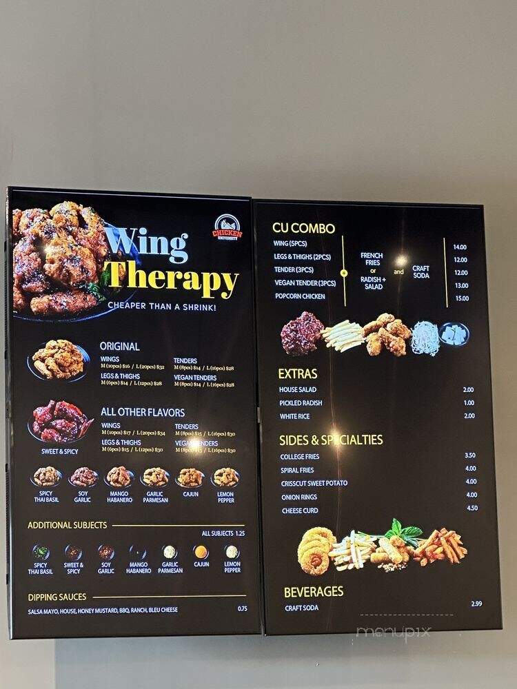 Chicken University LB - Long Beach, CA menu_pic