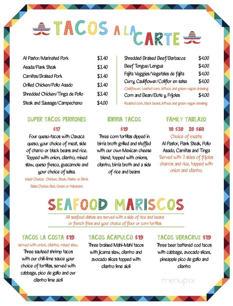 Don Luis - Centreville, VA menu_pic