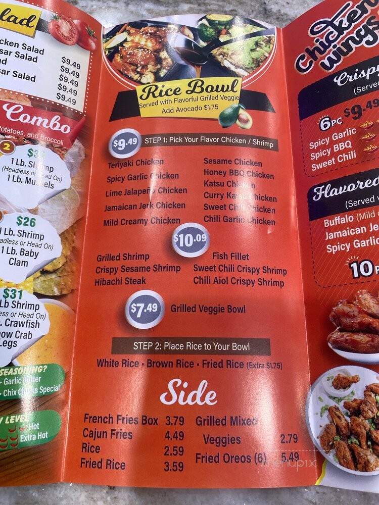 Chix & Chicks - Philadelphia, PA menu_pic