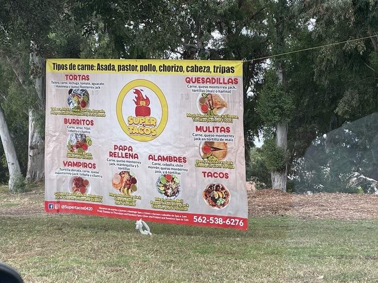 Super Tacos - Alhambra, CA menu_pic