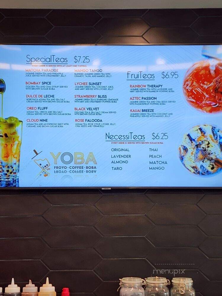 Yoba - Ontario, CA menu_pic