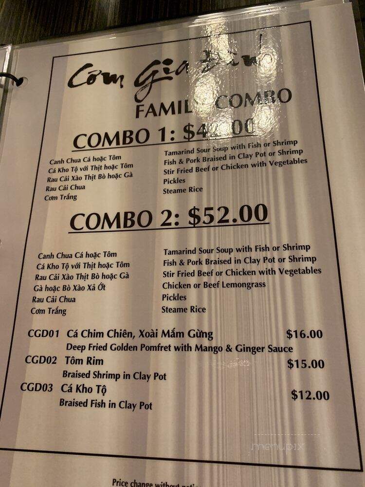 Pho Now - Toronto, ON menu_pic