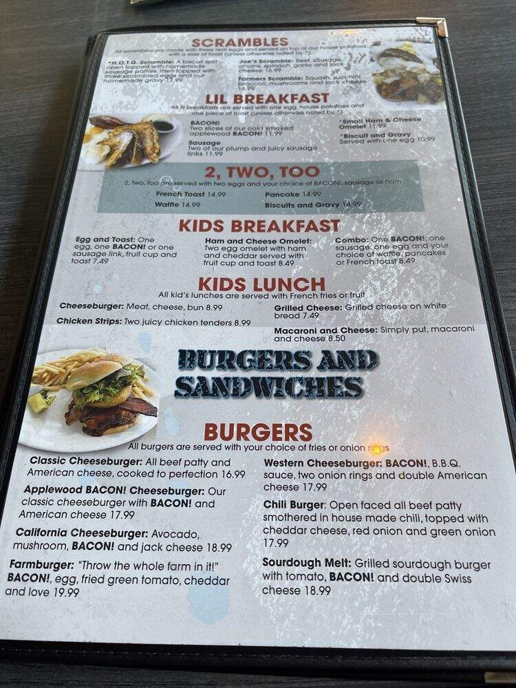 Hot Off The Griddle - Rocklin, CA menu_pic