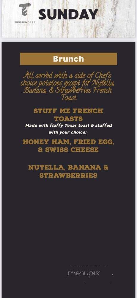 Twisted Cafe - Milwaukee, WI menu_pic