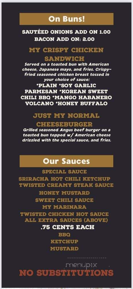 Twisted Cafe - Milwaukee, WI menu_pic