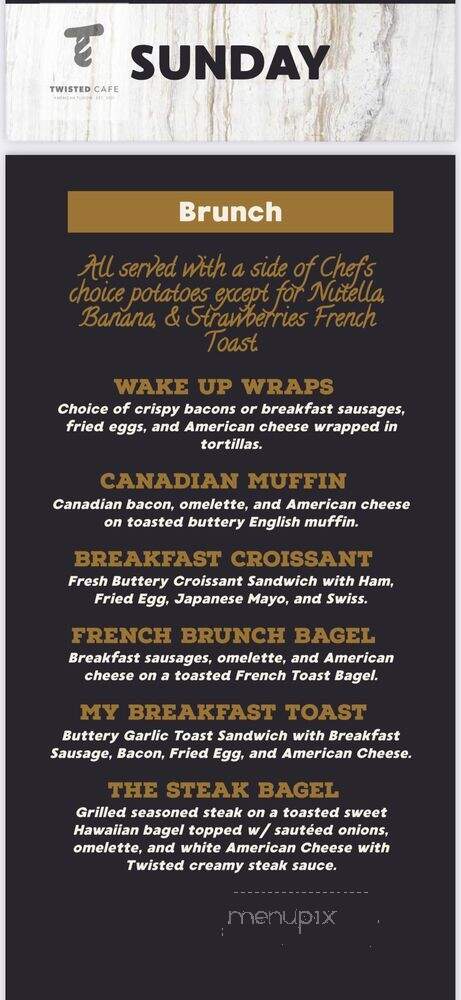 Twisted Cafe - Milwaukee, WI menu_pic