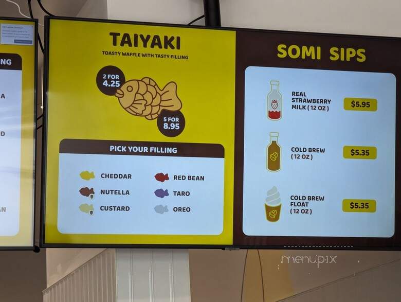SomiSomi - Sacramento, CA menu_pic