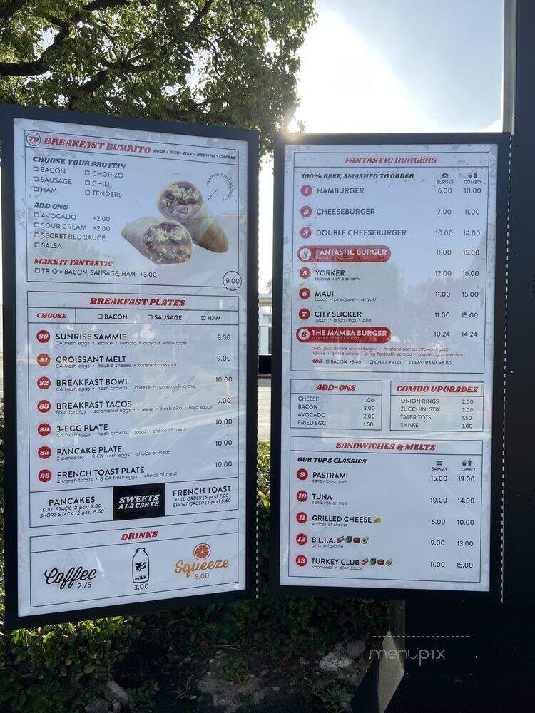 Eat Fantastic - Tustin, CA menu_pic