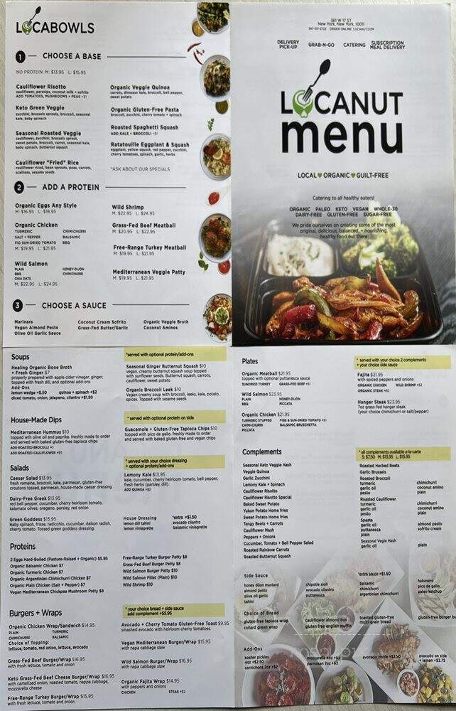 Locanut - New York, NY menu_pic